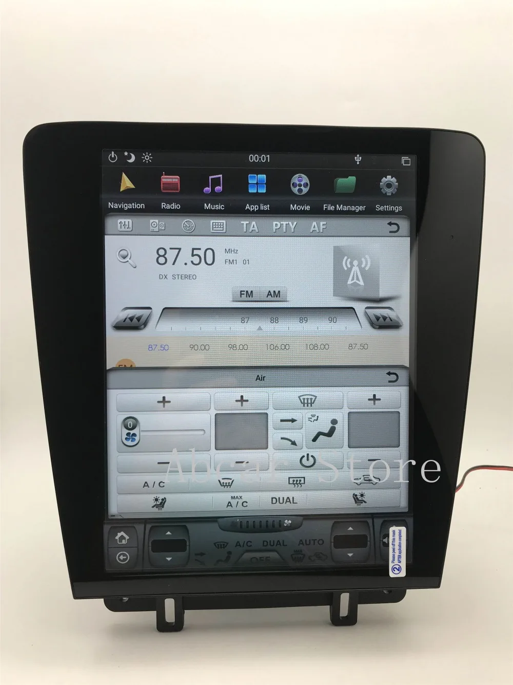 12," Тесла стиль Android 8,1 автомобильный dvd плеер gps навигации для Ford Mustang 2010 2011 2012 2013 стерео радио ips px6