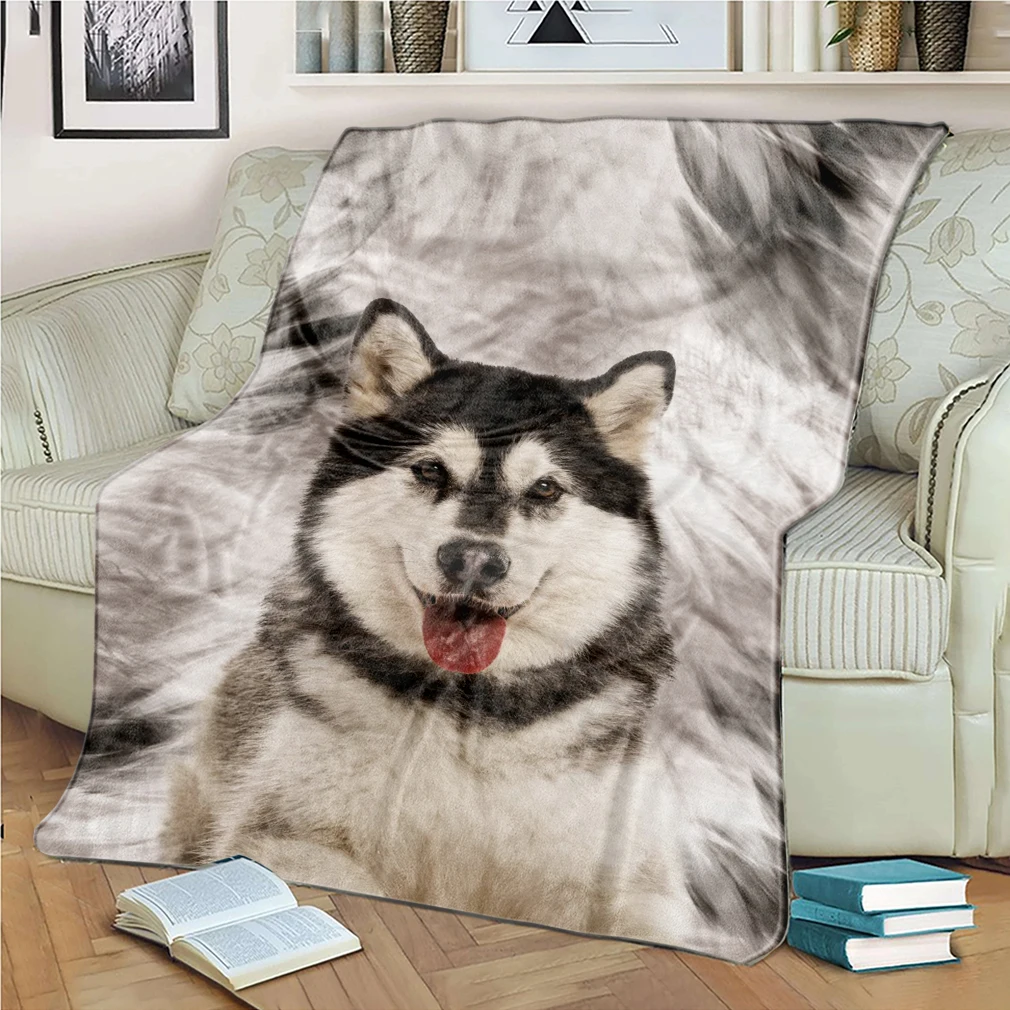 Забавный собака фото фланелевые пледы Одеяло s двухстороннее Флисовое одеяло |