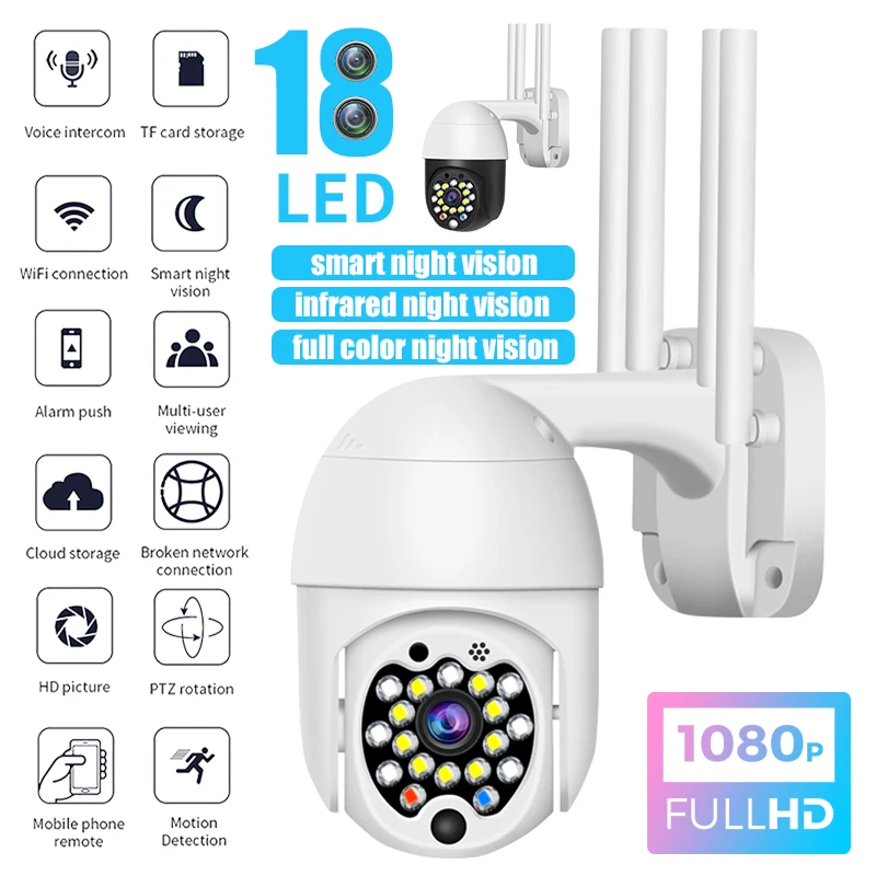 IP66 wifi камера камкордер телефон Удаленный AP 4 антенны Android Великобритания домашняя