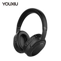 yx anc bluetooth headset active noise cancelling wireless headphones foldable hifi deep bass earphones with mic for phone music