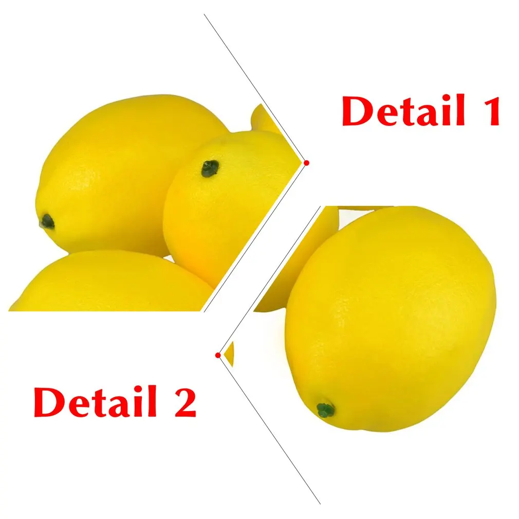 

Simulation Lemon Fake Fruit Home House Kitchen Party Decoration Photography Props Lifelike Simulation Lemon