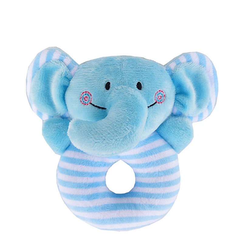 

Cute Newborn Animal Baby Rattle Stroller Plush Toy Rabbit Lion Fox Animal Hand Bell Doll Soft Plush Toys Gift Rattles Mobiles