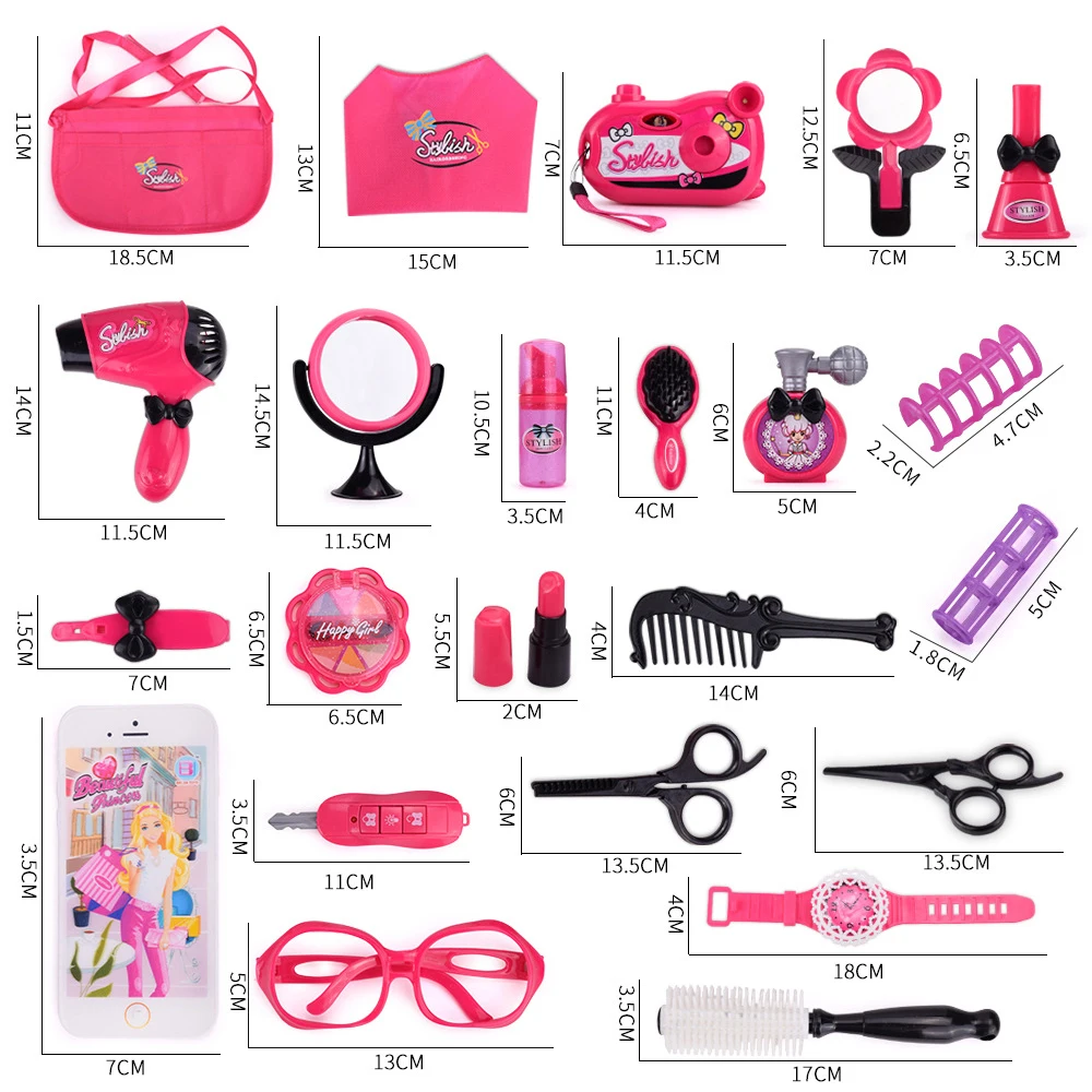 Набор игрушек для макияжа девочек игрушки ролевых игр сумка набор инструментов