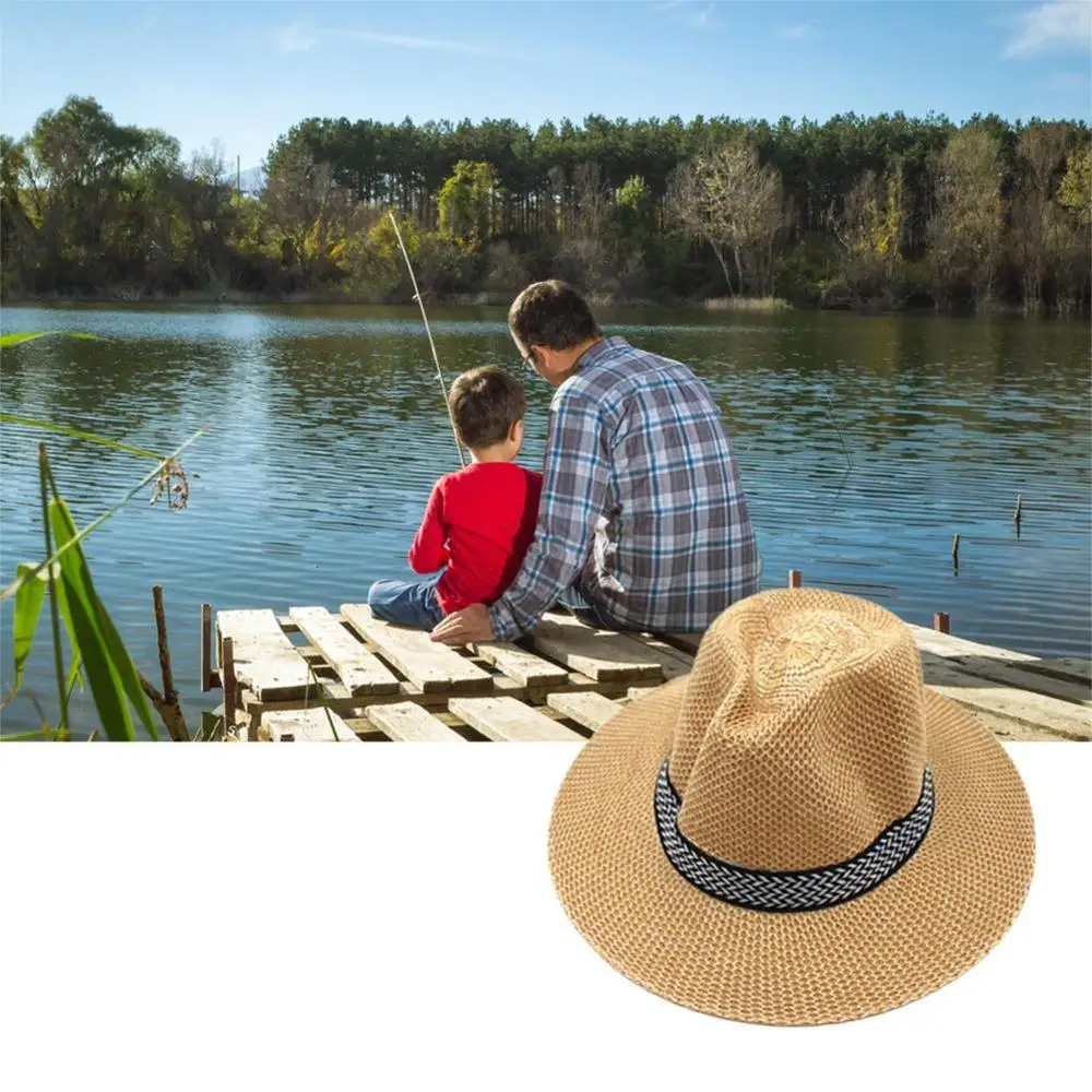 5 цветов мужская шляпа с широкими полями джаз кепка для путешествий Пляжная