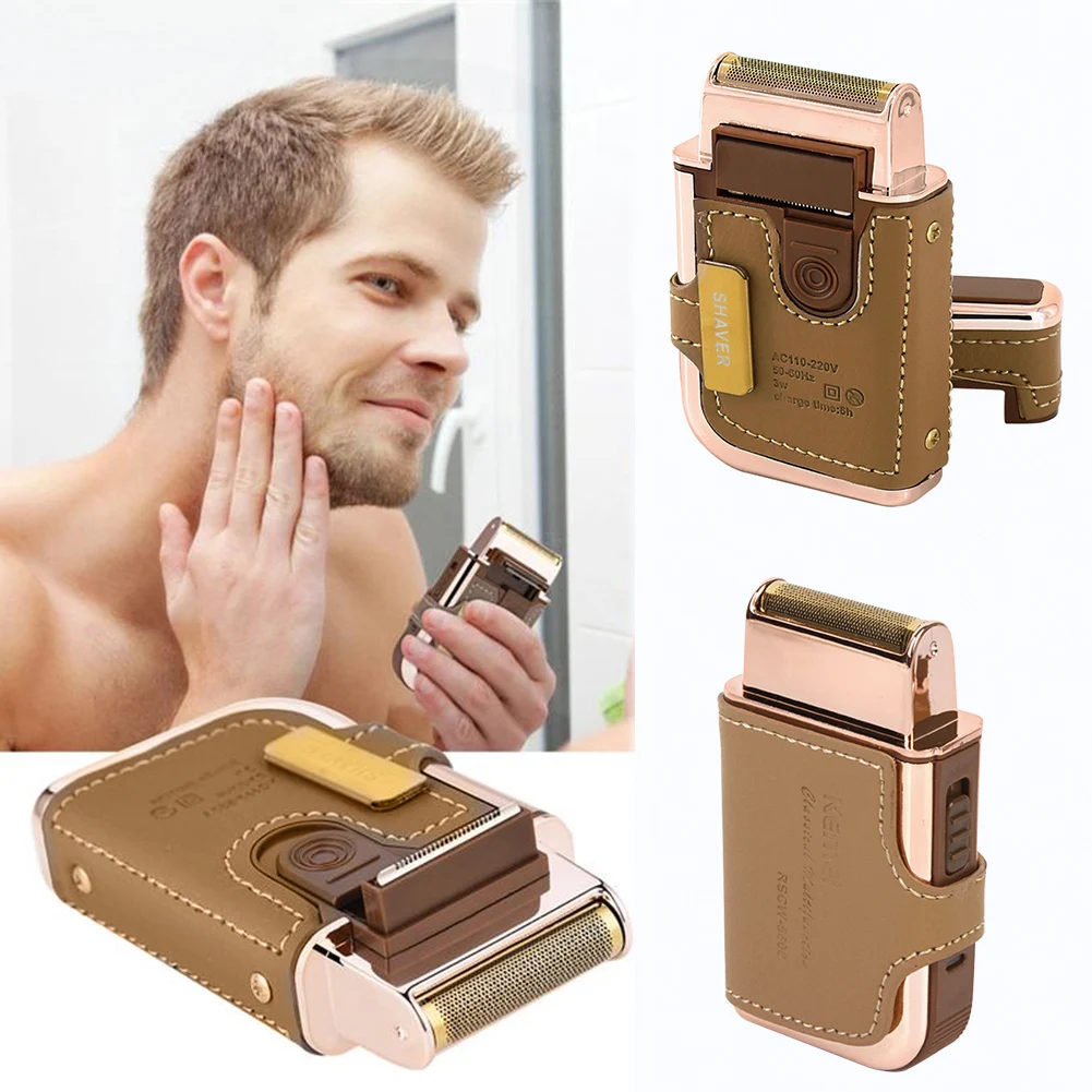 Электробритва Мужская 2 в 1 Сабельная бритва перезаряжаемый триммер с зеркалом