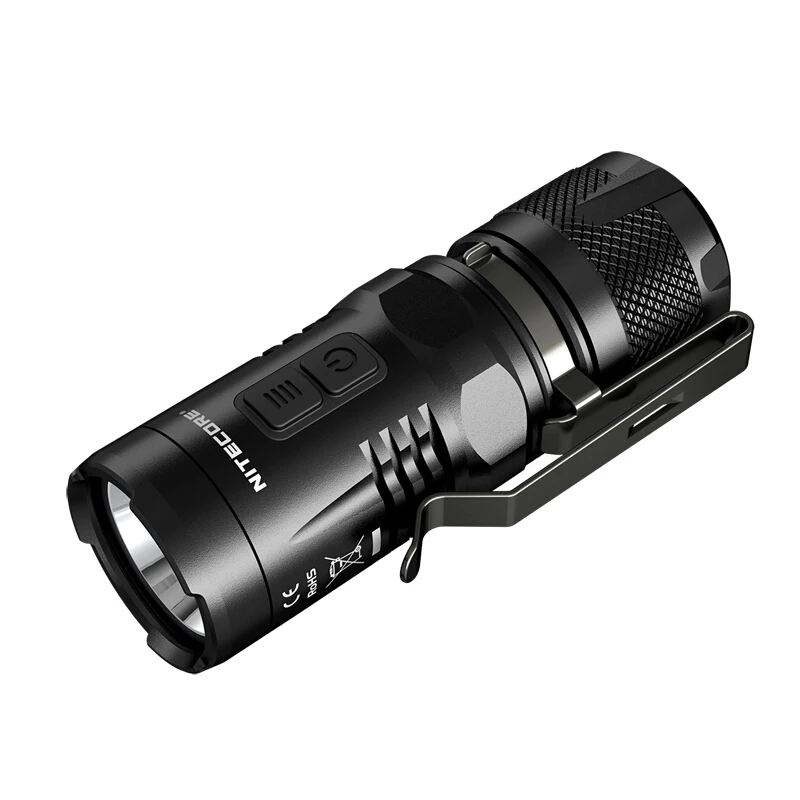 NITECORE EC11 EDC флэш светильник CREE XM L2 (U2) светодиодный макс. 900 люмен луч бросок 190