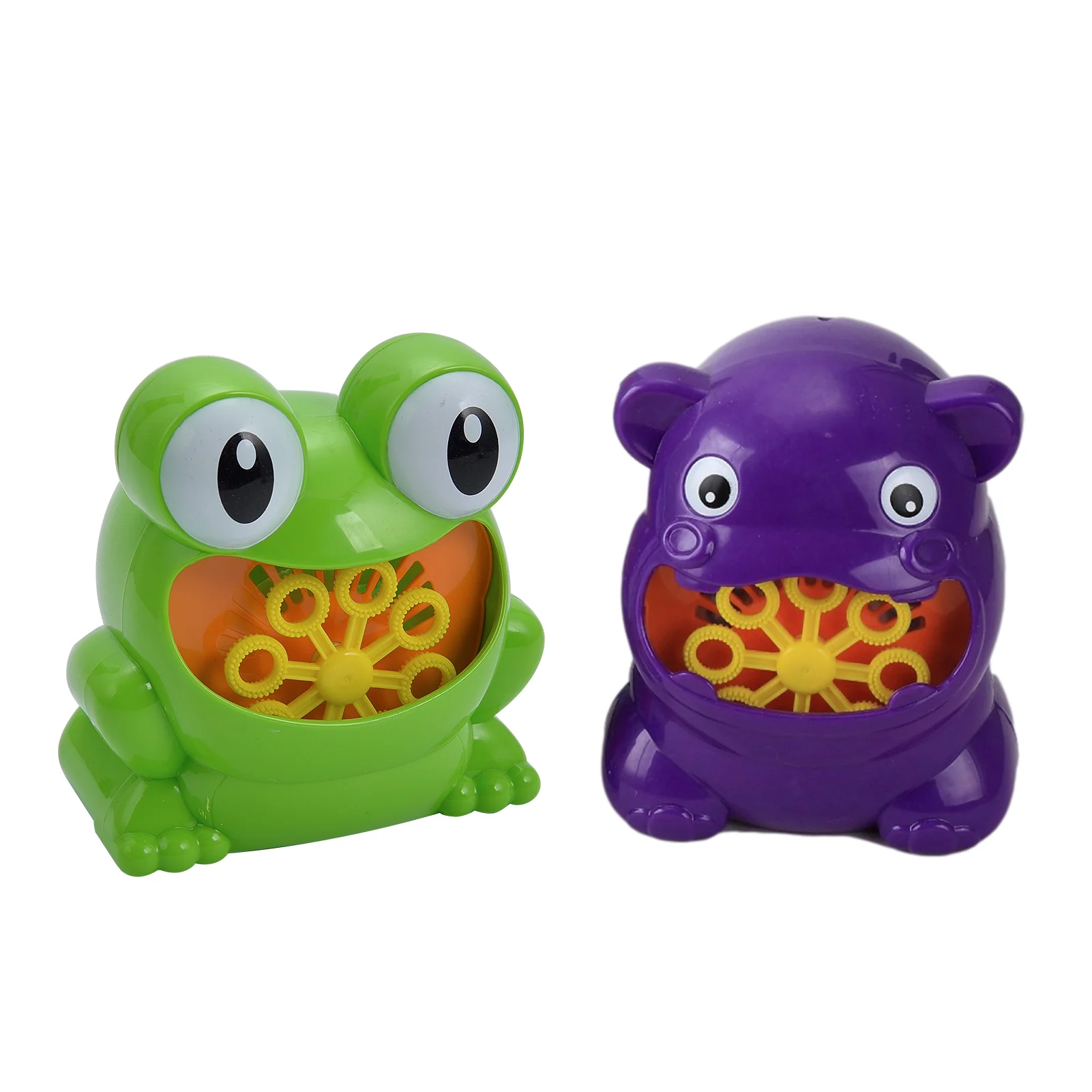 

Bubble Blower Fun Bath Toy Frog And Hippo Bubble Blowing Machine Bubbler Bath Toy Outdoor Automatic Funny Games For Toddlers