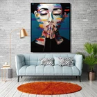 Картина маслом молитвенная девушка, художественная живопись, печать на холсте, плакаты и принты, Женская картина на стену для гостиной, домашний декор, без рамки