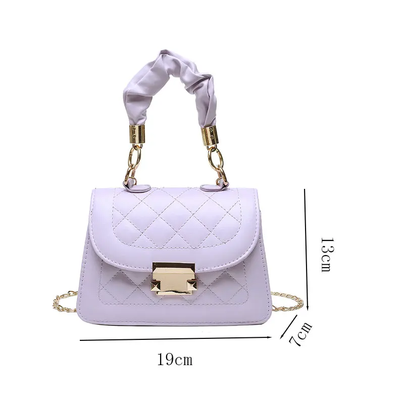 

2021 New Fashion Hot-selling PU Leather Casual Solid Style Crossbody Bags For Women Vintage Classic Shoulder Bag for Lady