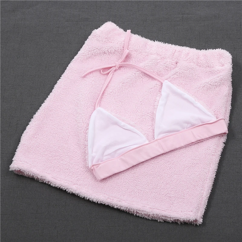 Комплект из 2 предметов сексуальный женский комплект одежды бюстгальтер с