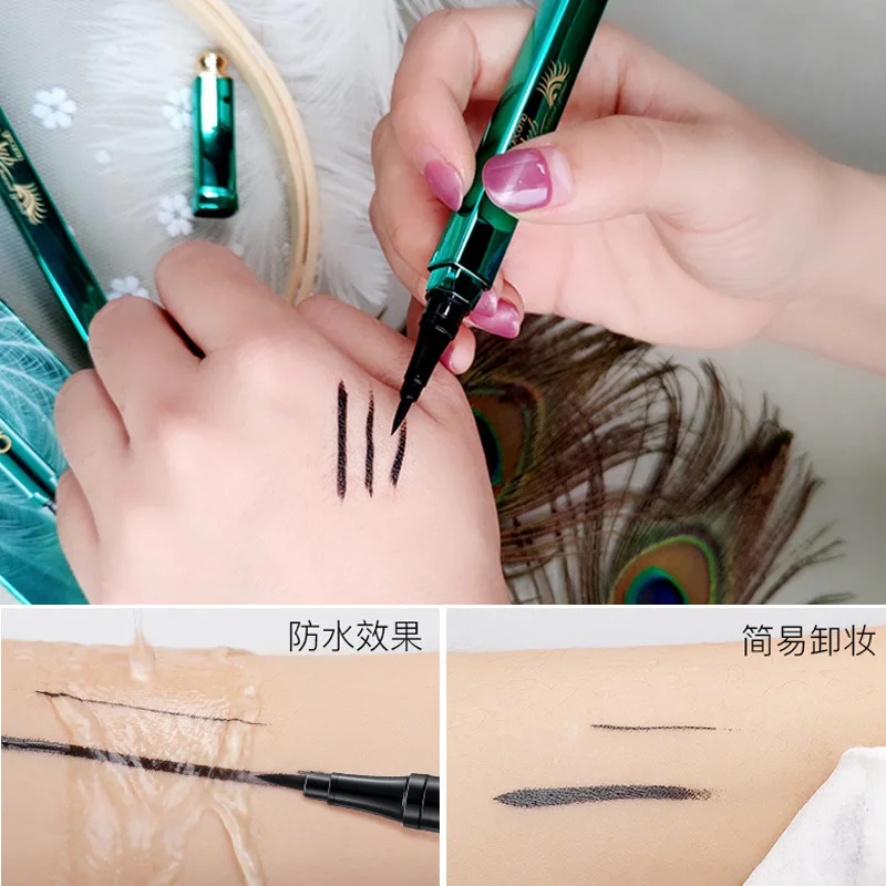 

Eyeliner Quick-Drying Waterproof Sweat-Proof Long Lasting Non Smudge Smear-Proof Makeup Makeup for Beginners