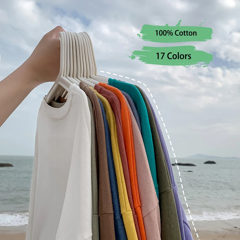 Футболка Мужская/женская оверсайз базовая хлопковая рубашка с длинным рукавом и