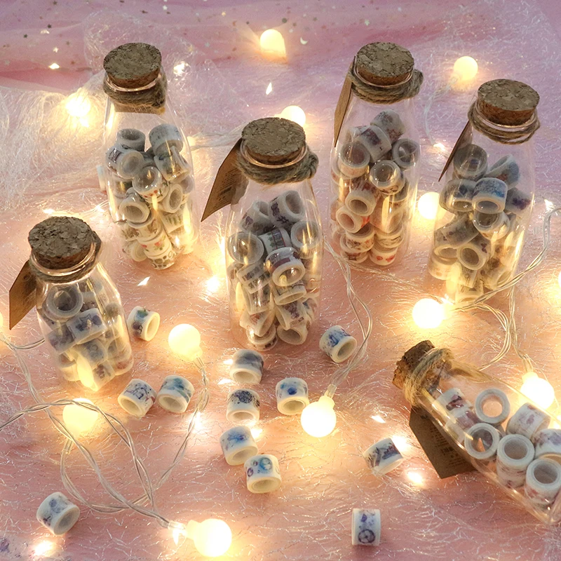 1 бутылка с любимыми персонажами из мультфильмов для девочек; серия лента для скрэпбукинга Washi рукоделие изоляционная лента этикетка наклейка школьные канцелярские магазин пуля журнал sup