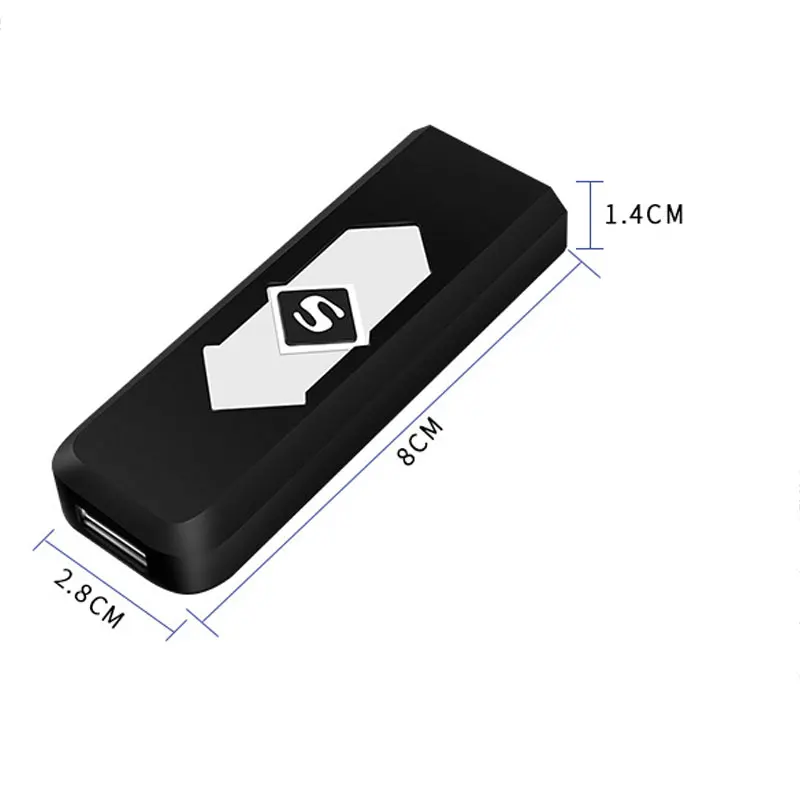 Креативная маленькая перезаряжаемая USB ветрозащитная и огнеупорная