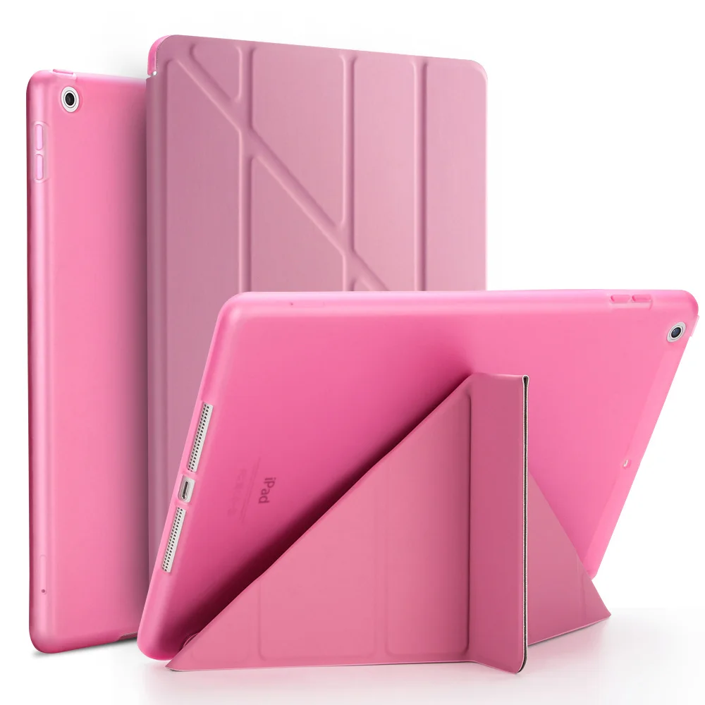 GOLP Чехол для iPad Air 2, PU кожаный чехол-подставка с откидной передней крышкой из мягкого ТПУ Смарт-Чехол для iPad Air 2