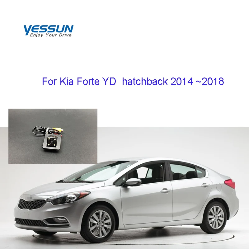 

1280*720P Rear View Camera For Kia Forte YD hatchback 2014 ~2018 dynamic reverse camera/reserved hole rear camera