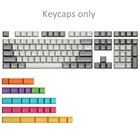 Клавишные колпачки без букв DSA PBT для механической игровой клавиатуры Cherry Mx Switch Filco 60, 87, 104, сменные белые, серые, цветные клавишные колпачки