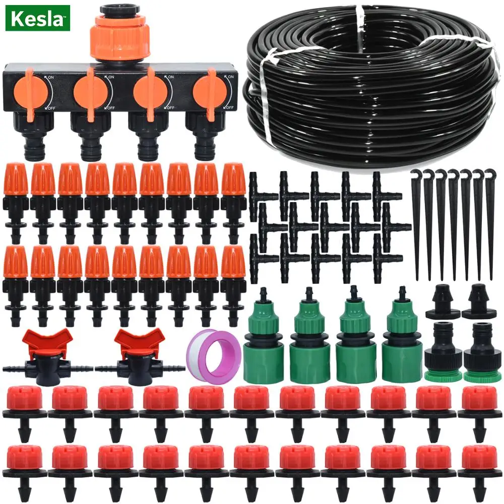 KESLA 5 50 м садовая микро система капельного орошения капельница для полива 4