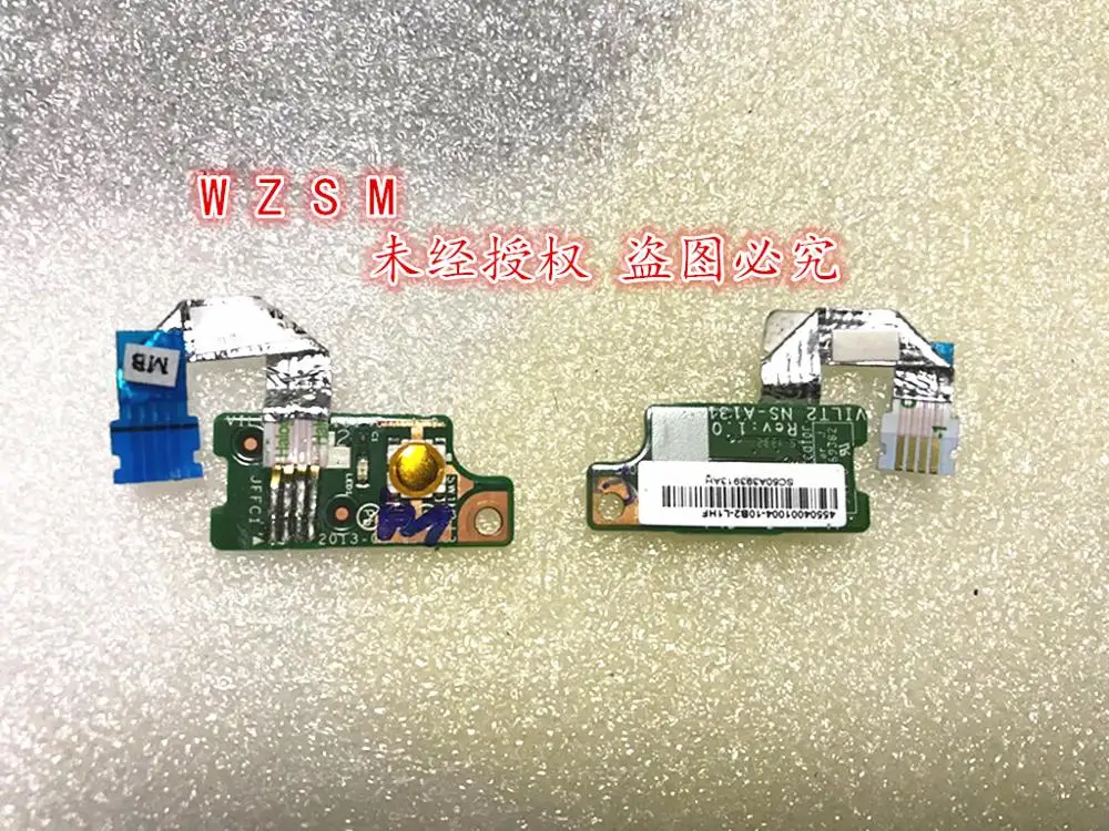 

Новая кнопка питания ноутбука, Переключатель платы с кабелем для замены для Lenovo ThinkPad 14 дюймов T440P, цвет заднего вида, комплект из 1