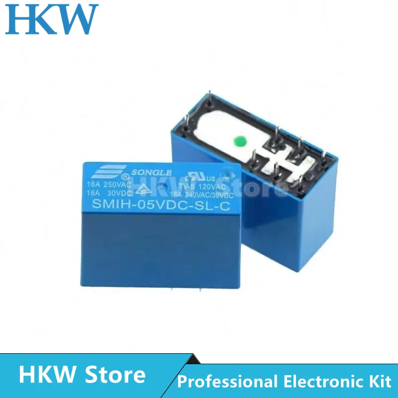 10 шт. реле Φ 5V 12V 24V Реле 250V 16A 8PIN 24VDC-SL-A 6PIN | Строительство и ремонт