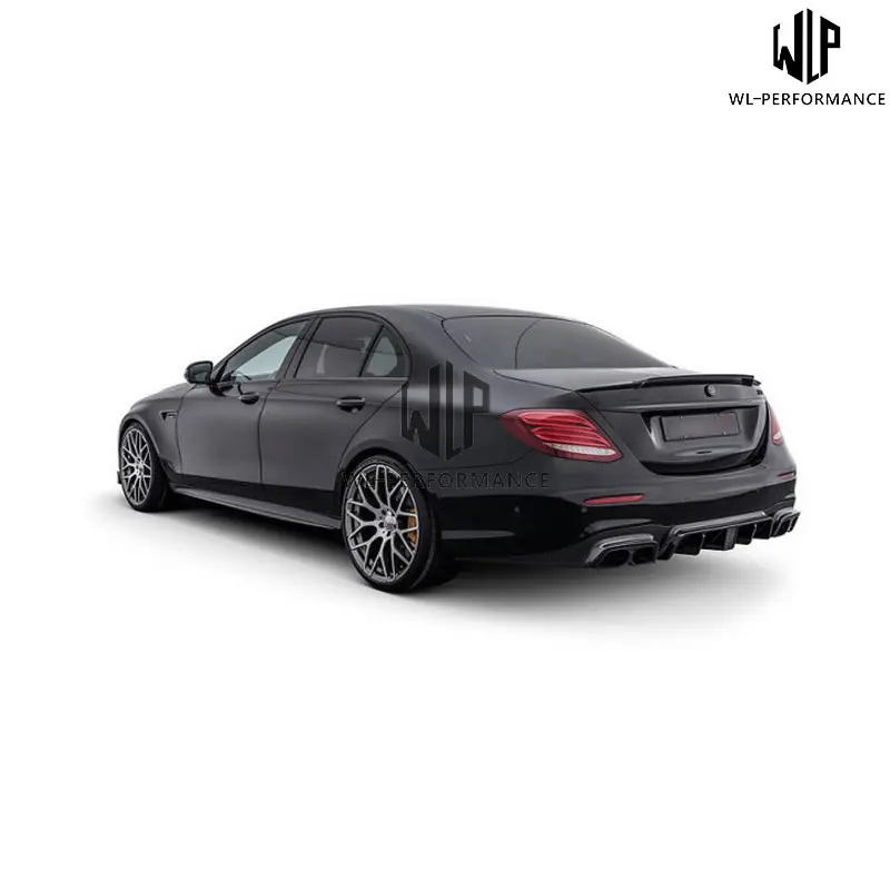 Задний спойлер W213 из углеродного волокна с крыльями для Mercedes Benz E200 E260 E300 комплект