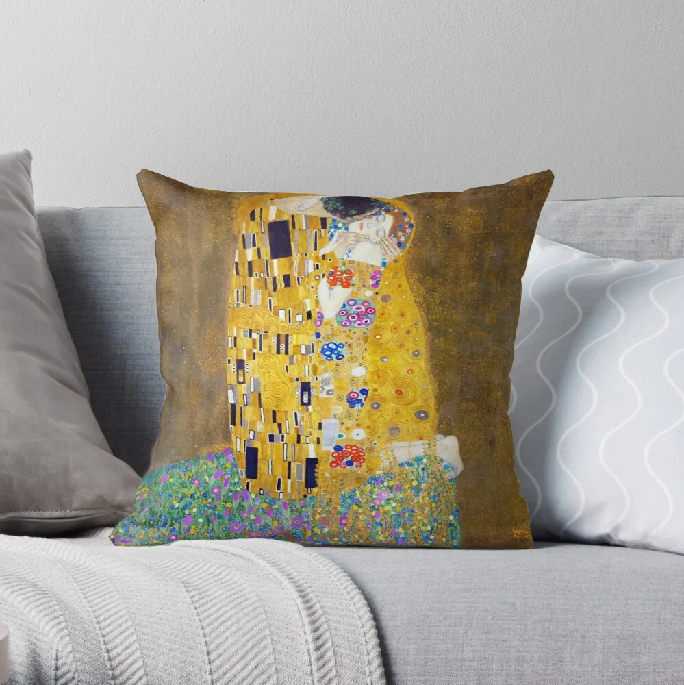 

Gustav Klimt - The Kiss Throw Pillow Pillowcase Cushion Cover Home Decorative Sofa Pillow Cover Cushion Cover 40x40cm 45x45cm