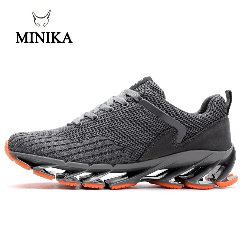 Мужские кроссовки для бега нескользящая уличная спортивная обувь новый дизайн