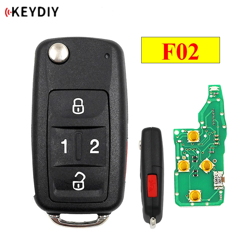 KEYDIY F02 5 кнопок авто и гаража 2 в 1 KD дистанционный Автомобильный ключ для KD900 +