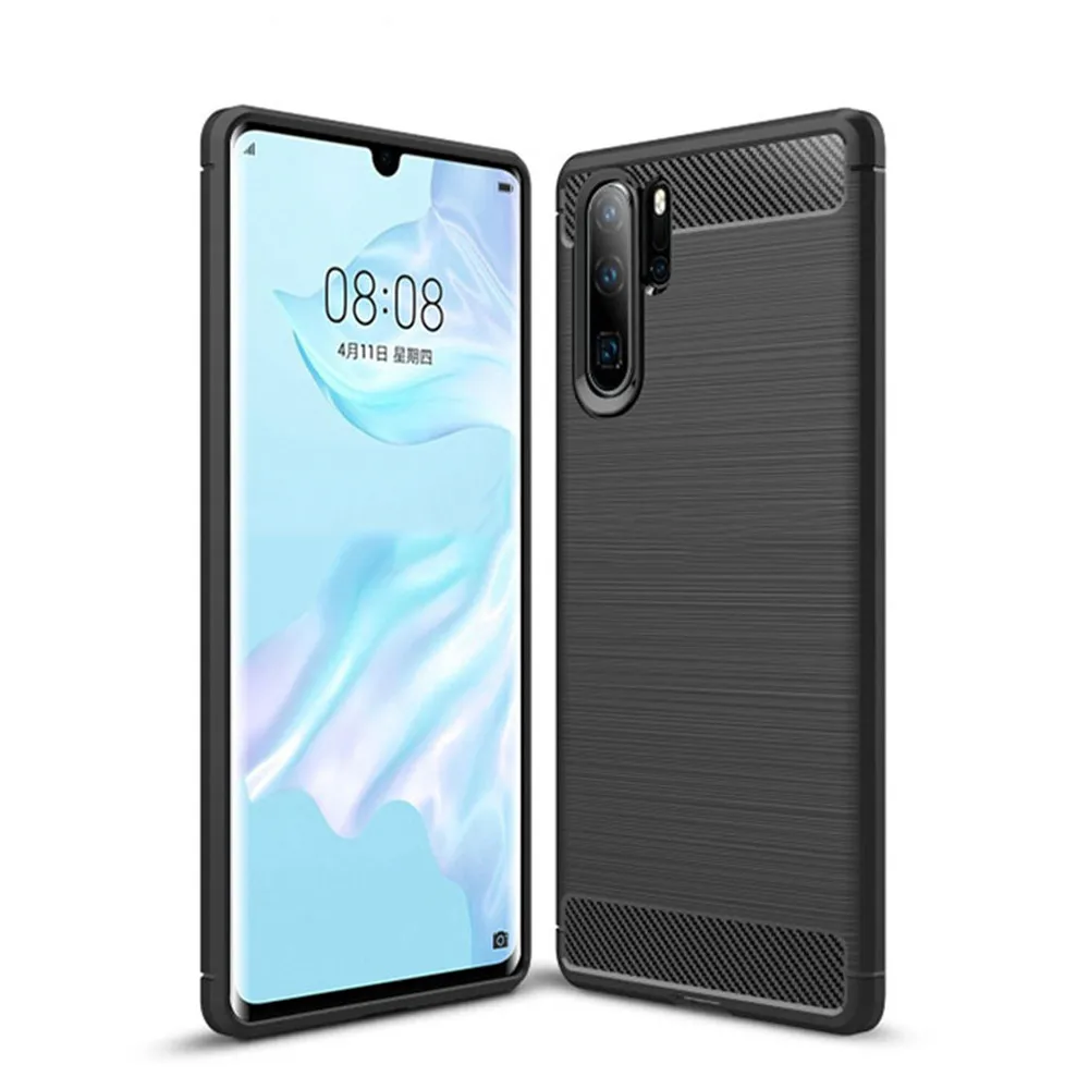 Для huawei P30 Pro Чехол P30 Чехол Мягкий бампер из углеродного волокна ТПУ Силиконовая задняя крышка для huawei P30 Lite чехол для Meizu M6s mbluS6