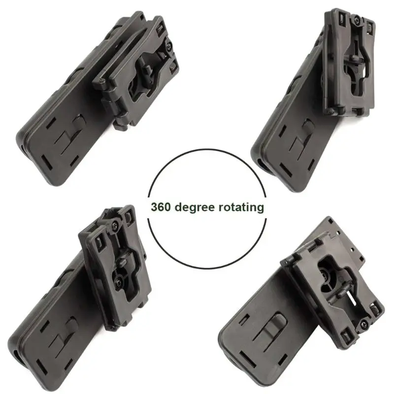 

Expandable EKA GAS Holder Case Mount Holster 360Â° Rotation Swivelling W89F