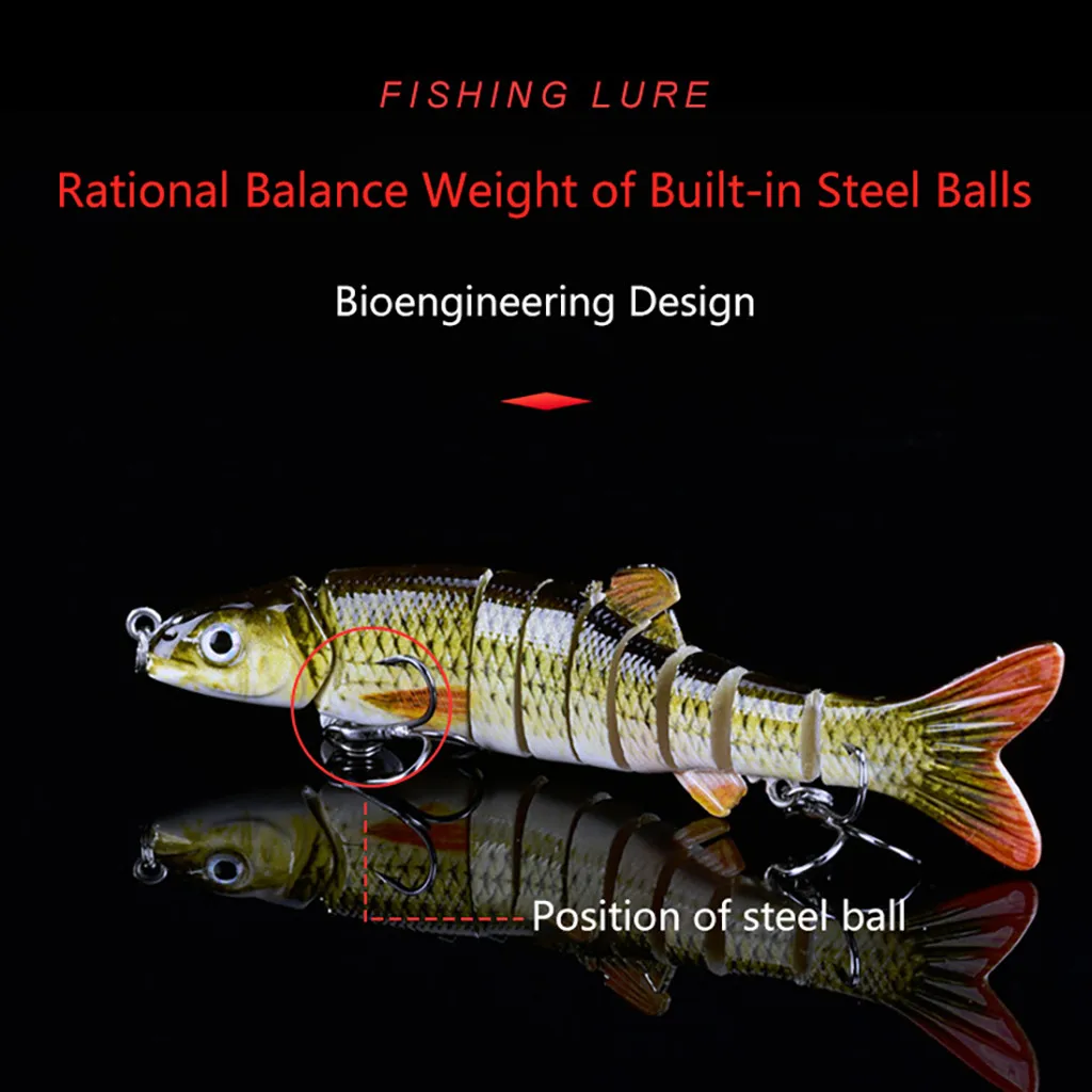 HSU новая рыболовная наживка блесна тонущие воблеры J ointed Crankbait Swimbait искусственная