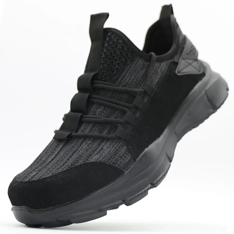 DEWBest Мужская Рабочая обувь со стальным носком легкие дышащие антистатические