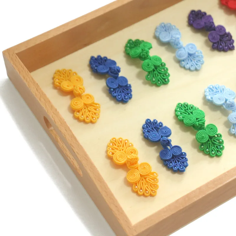 Деревянный лоток Монтессори Набор обучающих сенсорных игрушек для детей