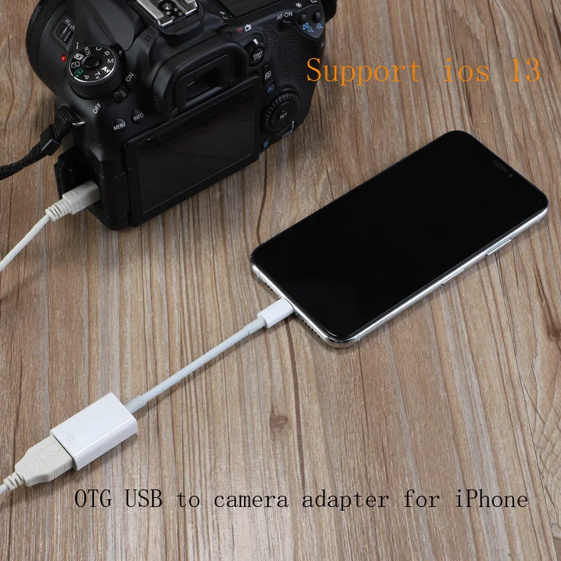 Адаптер OTG для 8 контактного usb адаптера 7 X комплект подключения камеры конвертер