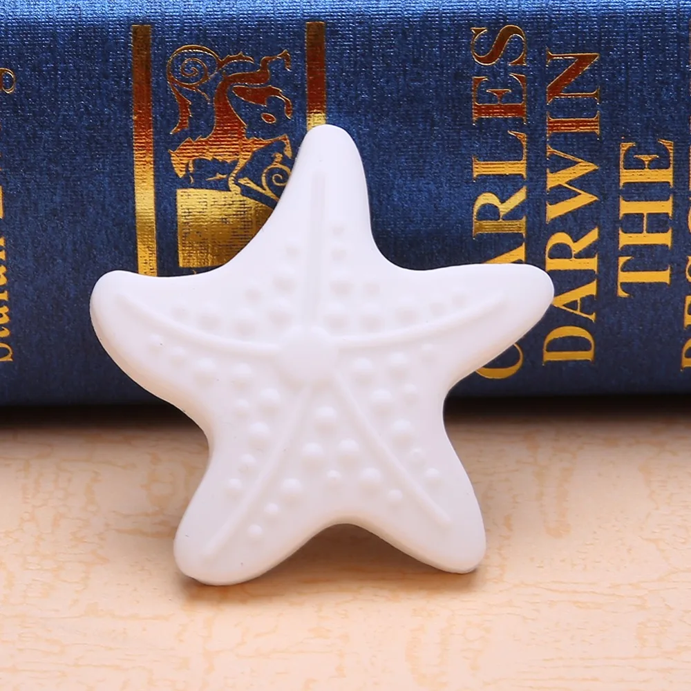 Защитная Наклейка в форме морской звезды на дверной замок утолщенная Бесшумная