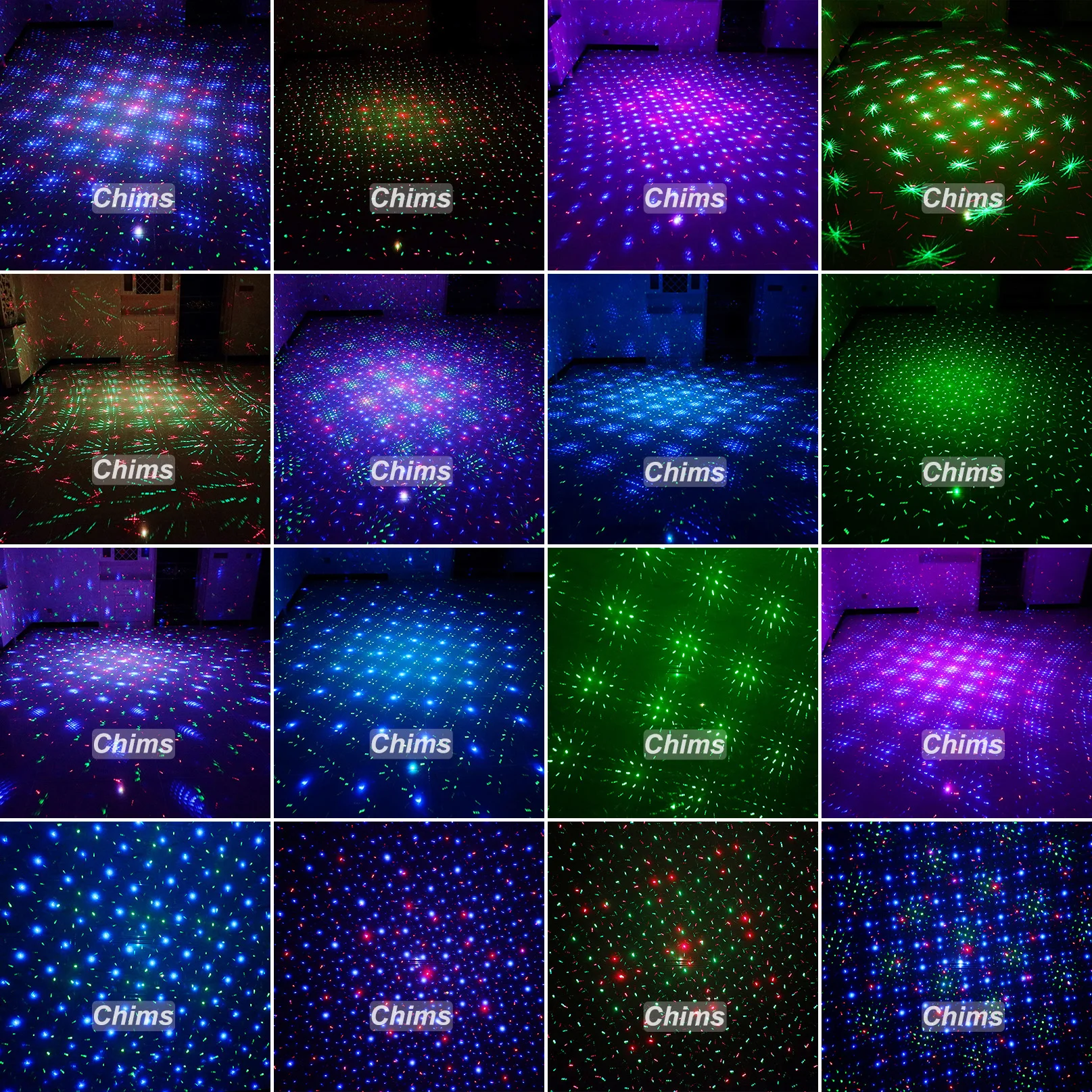 Фото Лазерный мини-проектор Chims, уличный портативный беспроводной проектор с RGB звездами для рождества, сада, патио, ландшафта, кемпинга, двора №5