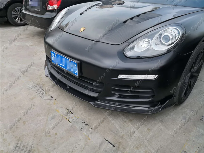 

Car Accessories Carbon Fiber GMT Style Front Lip Fit For 2010-2013 Panamera 970 Front Bumper Lower Splitter Lip