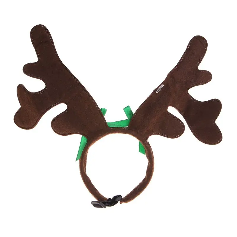 В рождественском стиле фоновая декорация лента для волос в форме рогов оленя