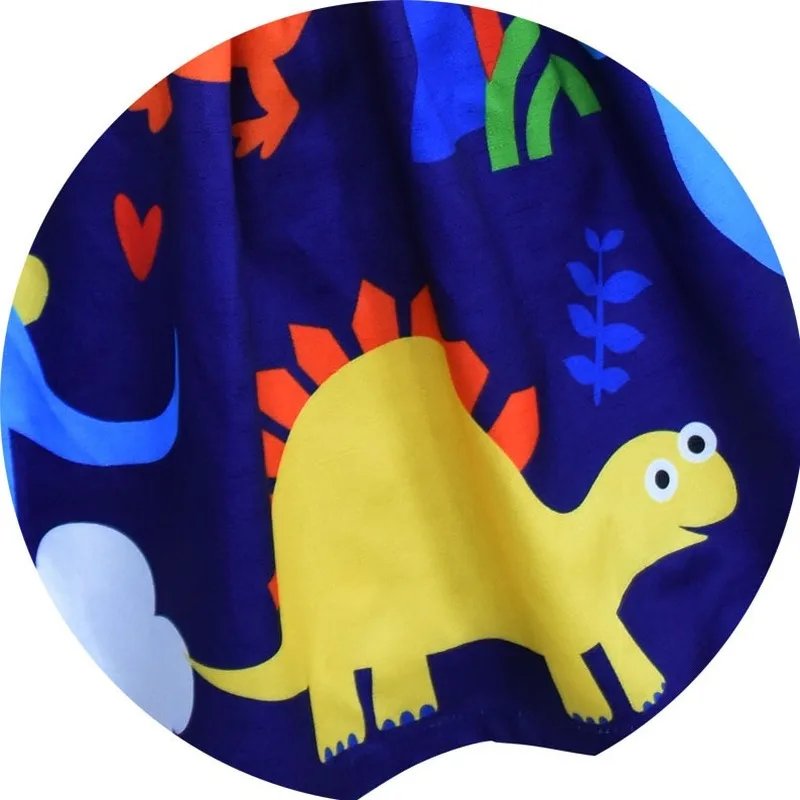 2020 Girl Christmas Party Cosplay Dinosaur Dress Little Girls Dresses Princess Printing Sleeveless Clothing Kids Clothes | Детская