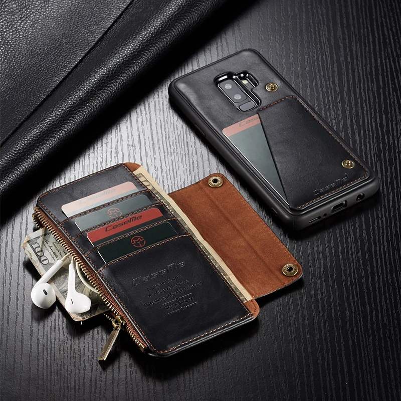 S9Plus чехол для samsung Galaxy S9 Plus кожаный чехол держатель для Карт Подставка книжка откидная крышка для samsung S9 Plus кошелек чехол etui