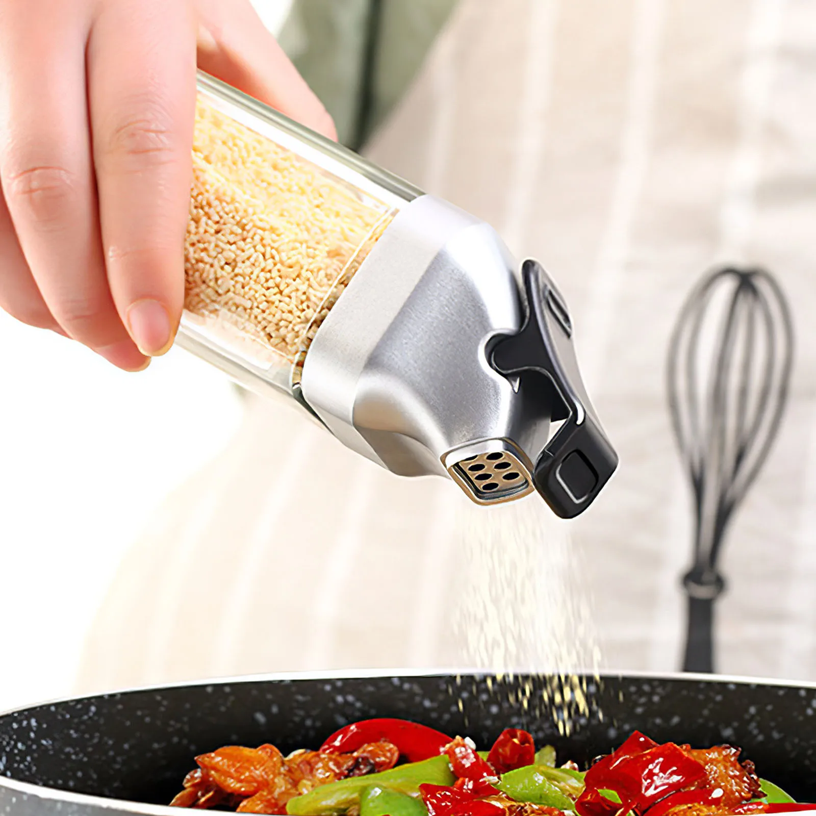 

Cooking Seasoning Oil Bottle Sauce Bottle Glass Storage Bottles for Oil and Vinegar Creative Oil Dispenser For Kitchen Accessory