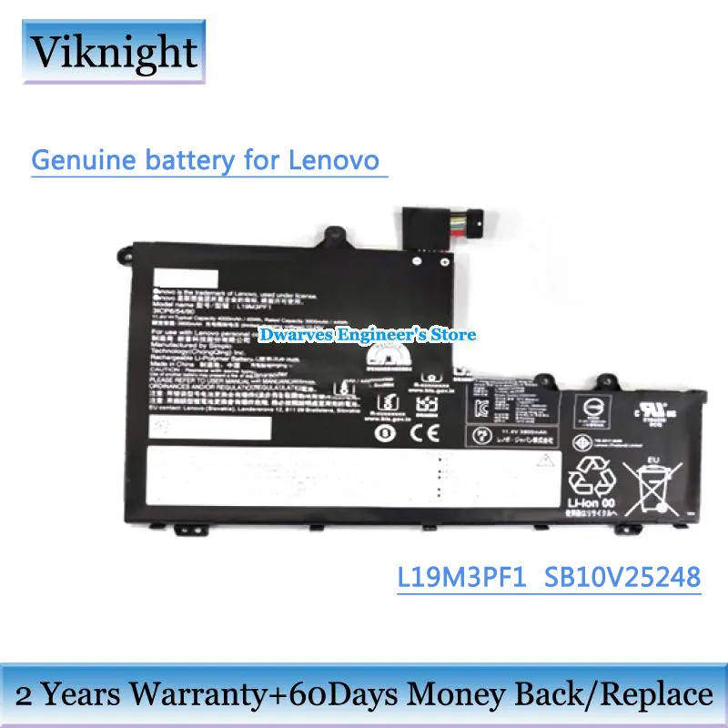 Подлинная Литий ионная батарея SB10V25248 для Lenovo ThinkBook 14 L19M3PF1 перезаряжаемая литий