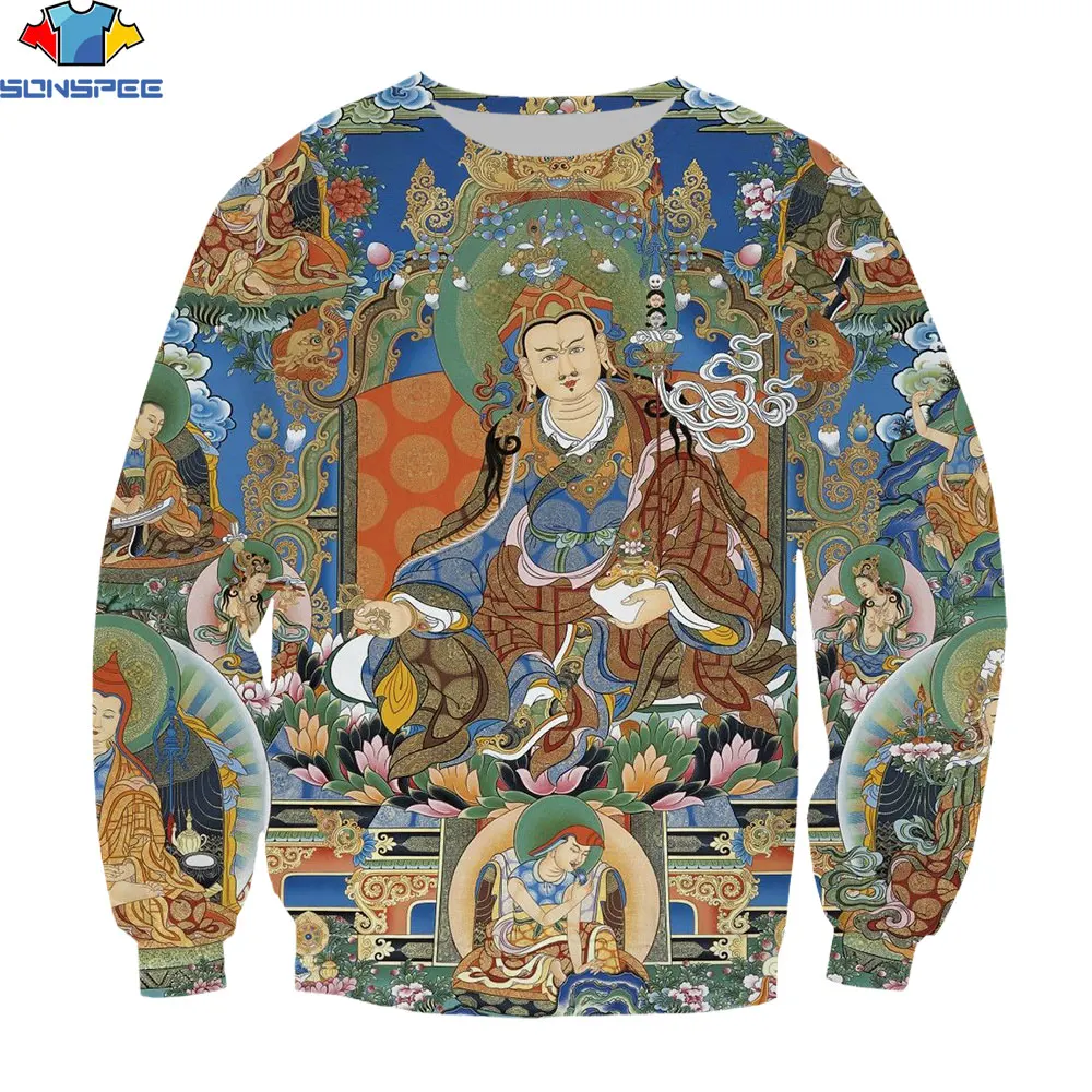 

Новый 3D религиозный стиль SONSPEE в буддистском ретро-стиле без кепки уличный Мужской свитшот с 3D принтом в стиле Харадзюку мужской осенний пул...