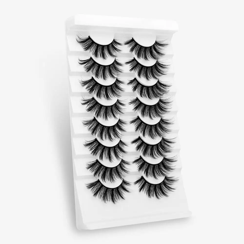 Ресницы 3D норковые SEXYSHEEP натуральные накладные огромный объем для макияжа