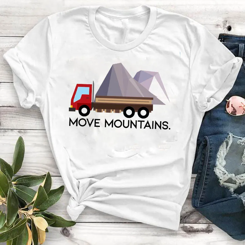 Футболка женская Повседневная модная рубашка с принтом Happy RV милый топ