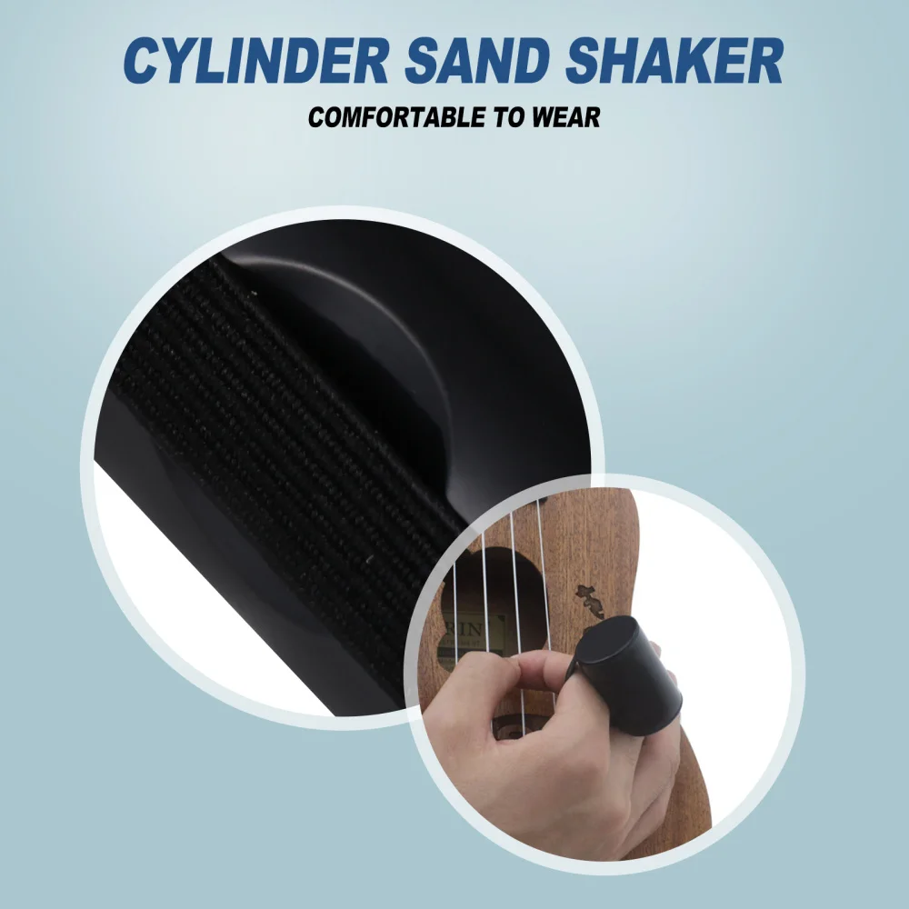 

6 PCS Finger Shaker Sand Shaker Finger Shot Ring Finger Bell Early Education