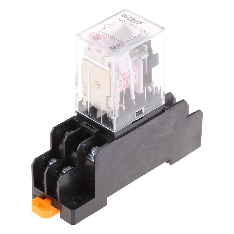 OOTDTY MY4NJ LY2NJ MY2NJ Intermediate Relay MY4N-J AC 220V DC 12V 10A 8 Pin With Base | Обустройство дома