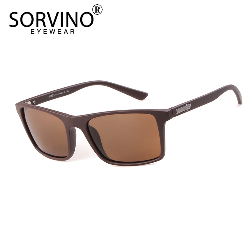Мужские квадратные солнцезащитные очки SORVINO дизайнерские винтажные