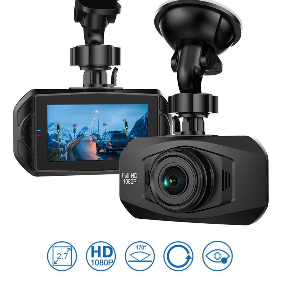

Car DVR 2.7" Full HD 1080P Dashcam Vehicle Camera Video Recorder Registrar Car Dash Cam Auto Motion Detector Car DVRs Camcoder