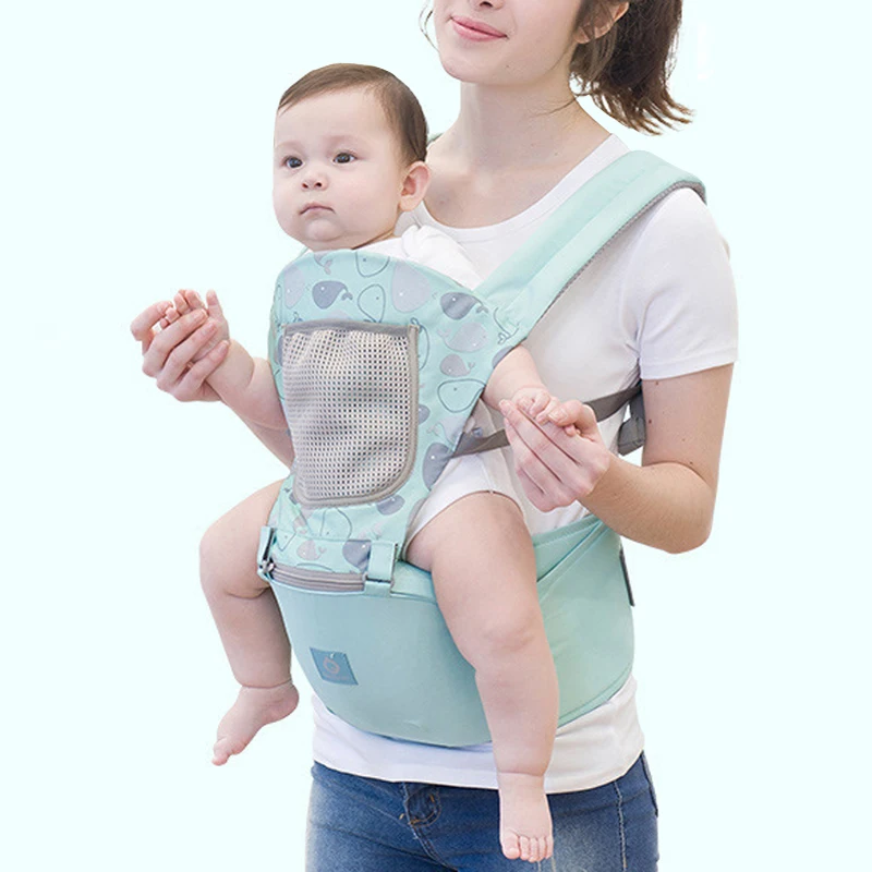 

New 0-48 Month Ergonomic Baby Carrier Infant Baby Hipseat Carrier 3 In 1 Front Facing Ergonomic Kangaroo Baby Wrap Sling
